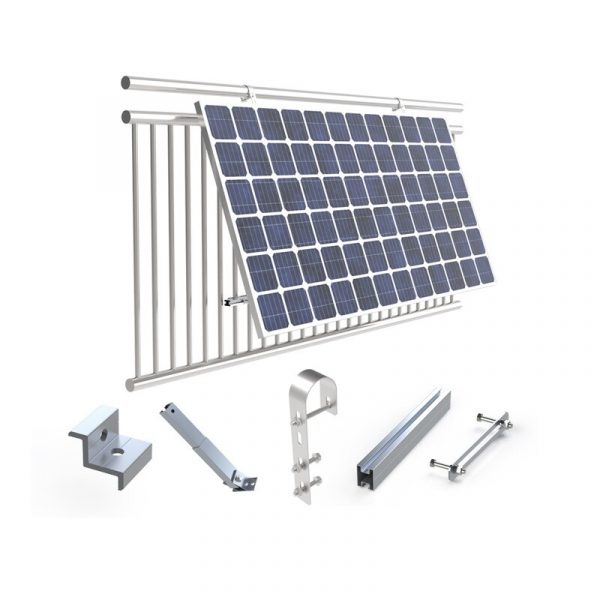 Balkon Montageset Übersicht Einzelteile